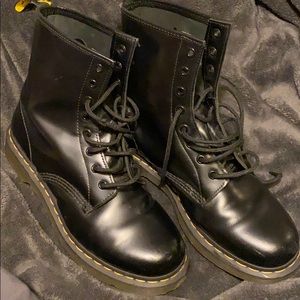 Dr. Martens Black Leather Boots